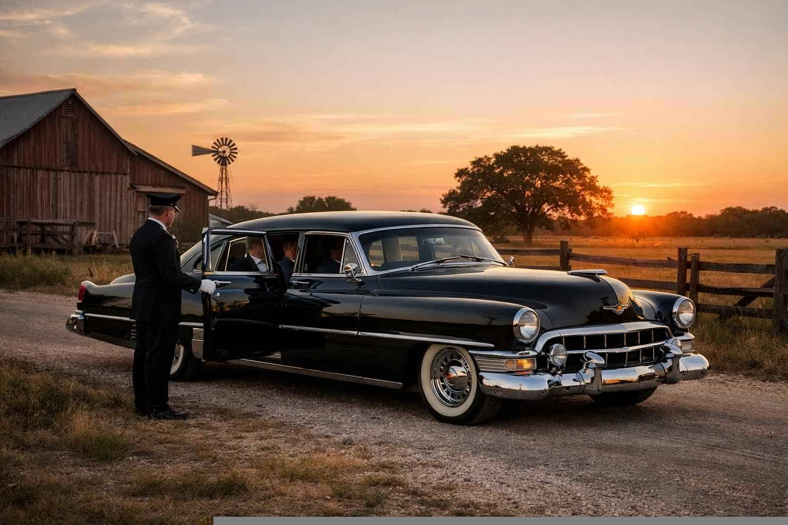Classic Car Chauffeur Service in Elgin TX