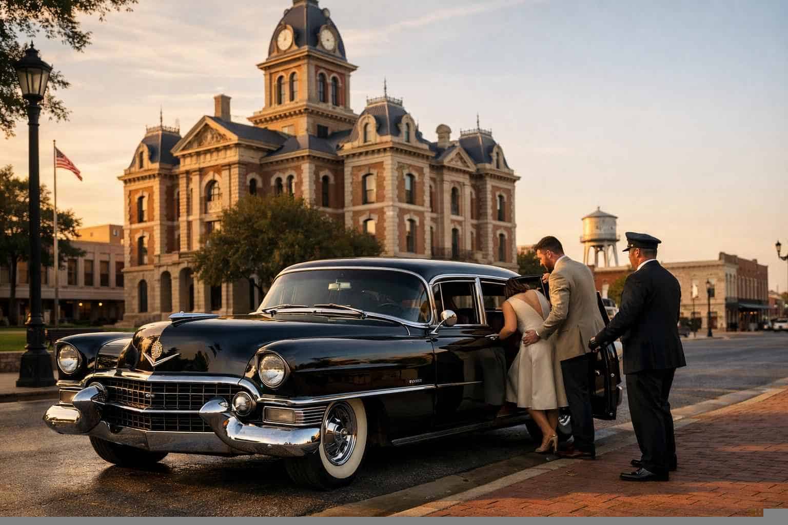 Classic Car Chauffeur Service in Lockhart TX
