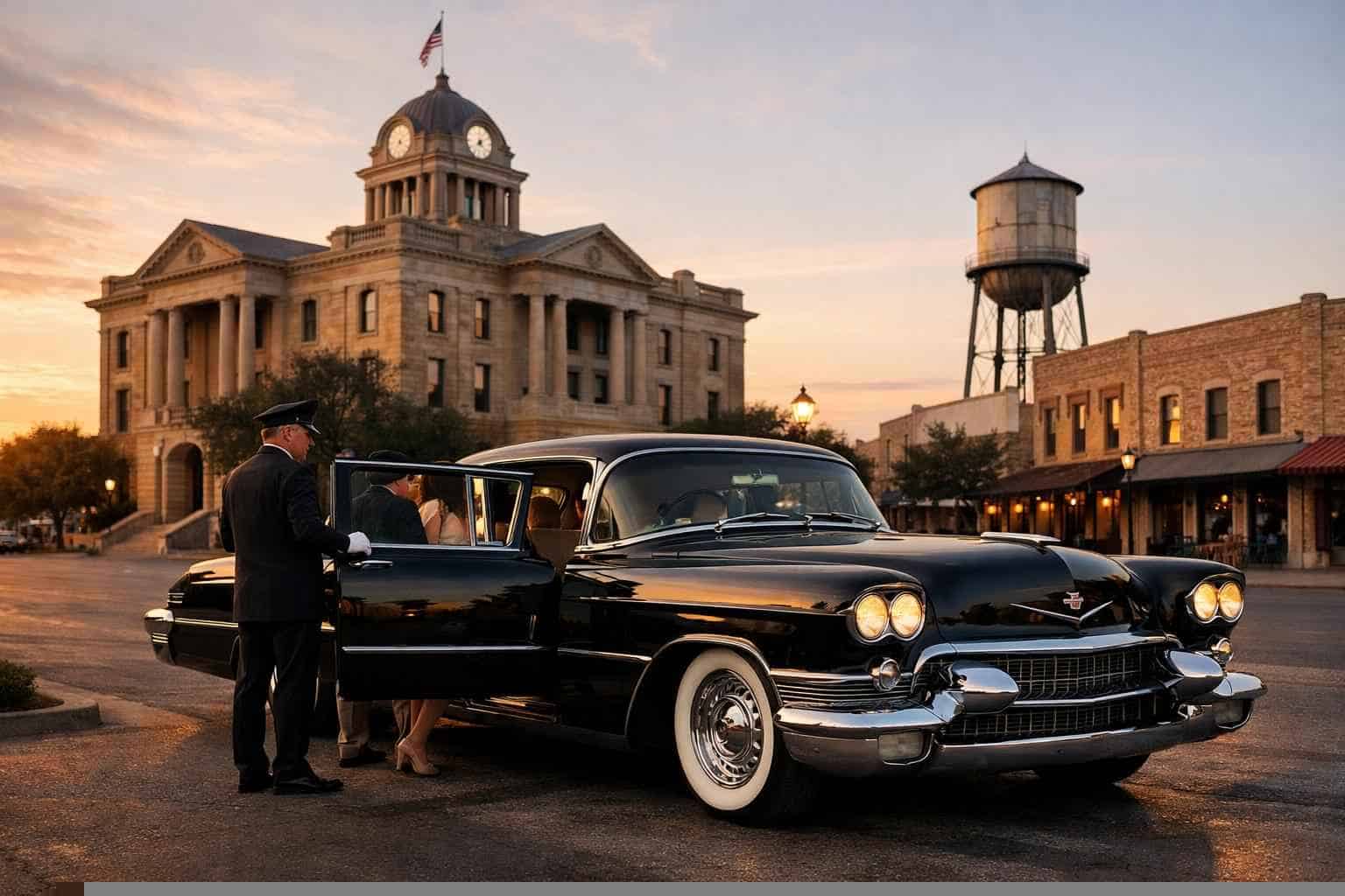 Classic Car Chauffeur Service in Taylor TX
