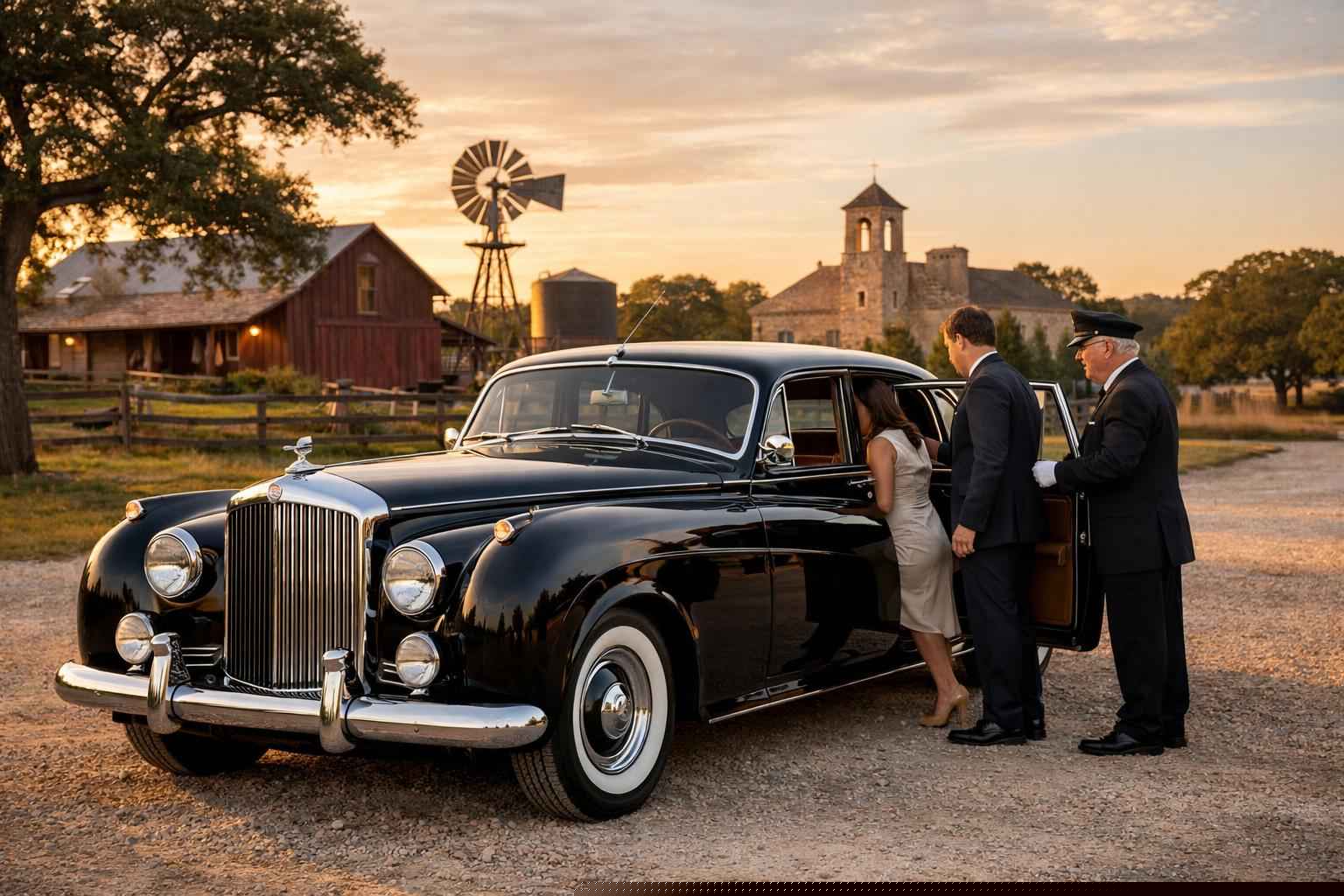 Classic Car Chauffeur Service Near Me Bastrop TX
