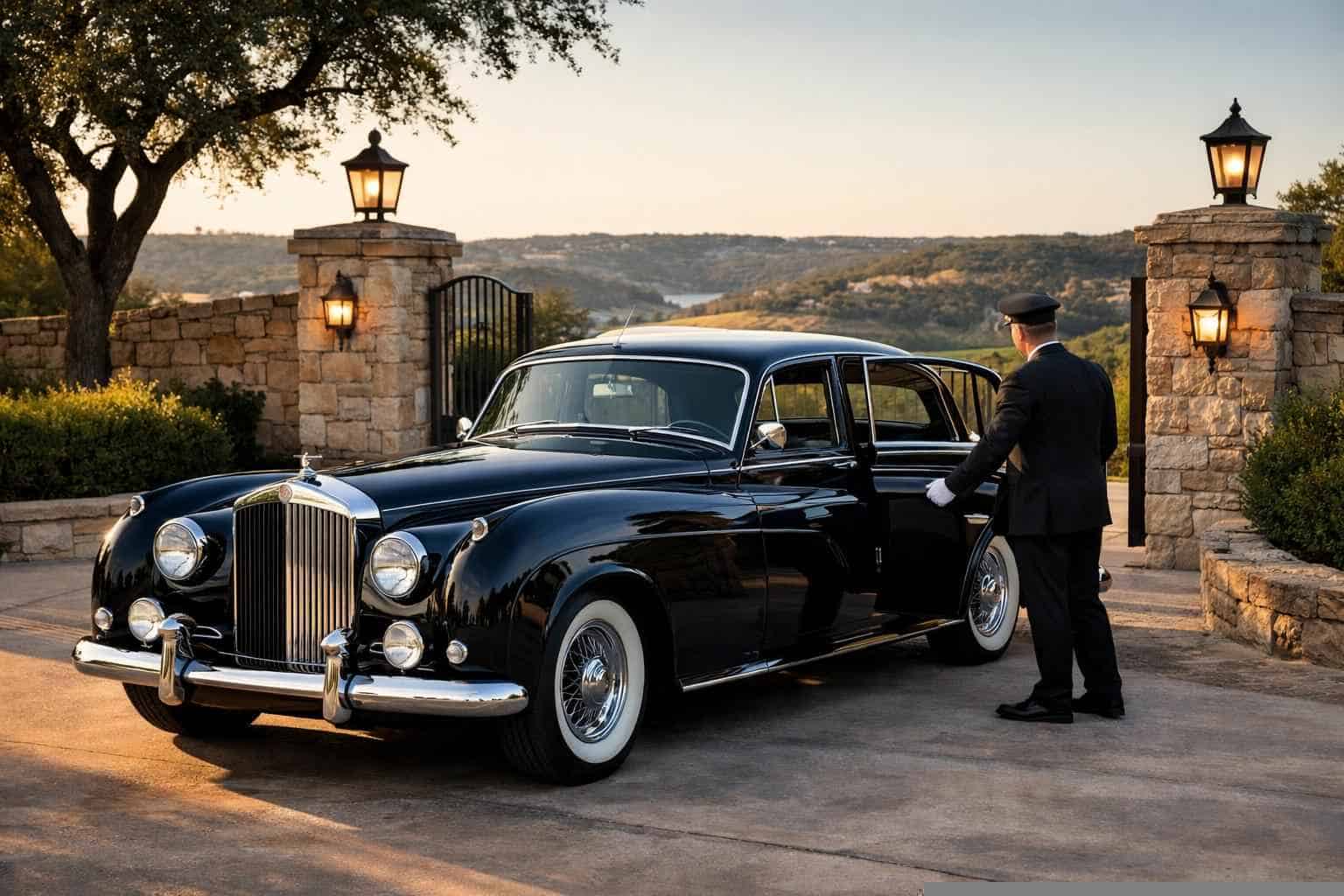 Classic Car Chauffeur Service In Bee Cave Texas Classic Car Chauffeur Service Near Me Bee Cave TX