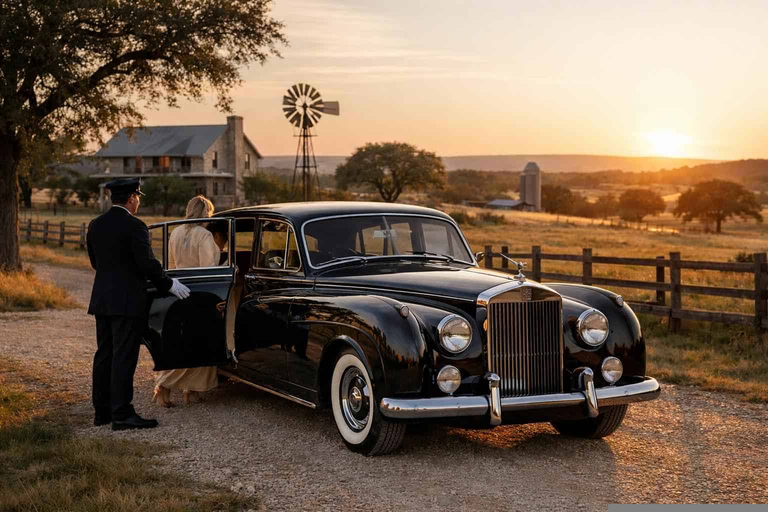 Classic Car Chauffeur Service In Liberty Hill Texas Classic Car Chauffeur Service Near Me Liberty Hill TX