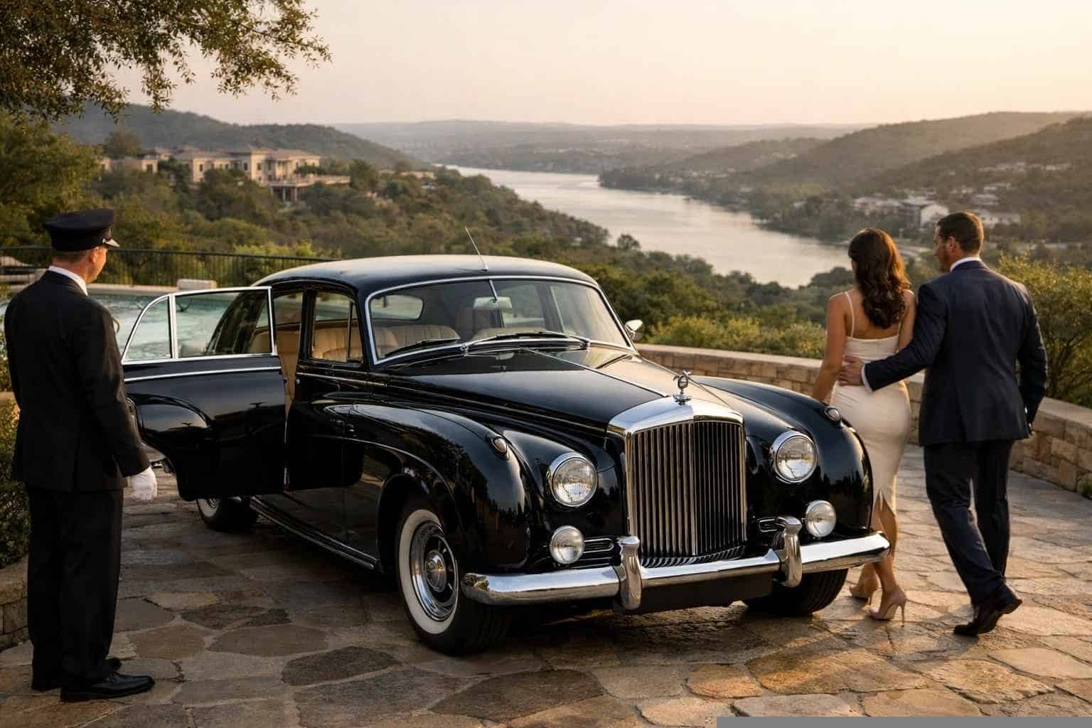 Classic Car Chauffeur Service Near Me West Lake Hills TX