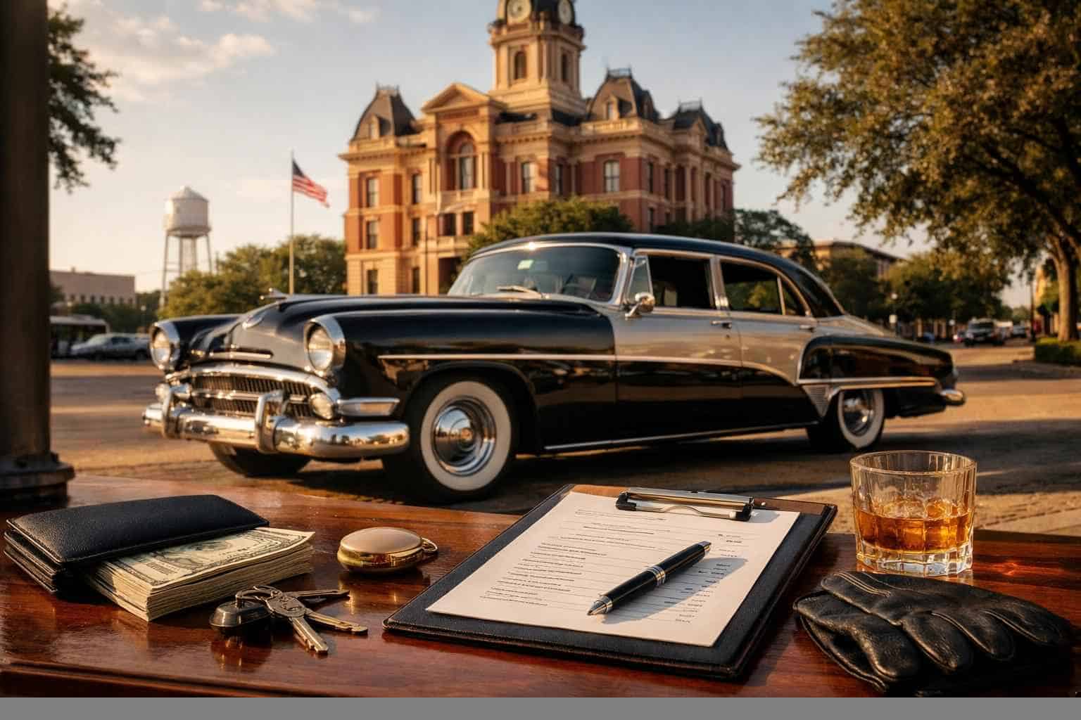 Classic Car Chauffeur Service Prices in Lockhart TX