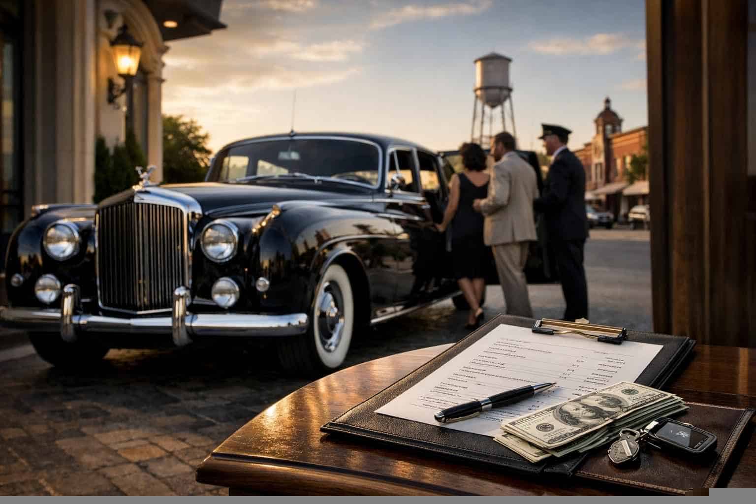 Classic Car Chauffeur Service Prices in Taylor TX