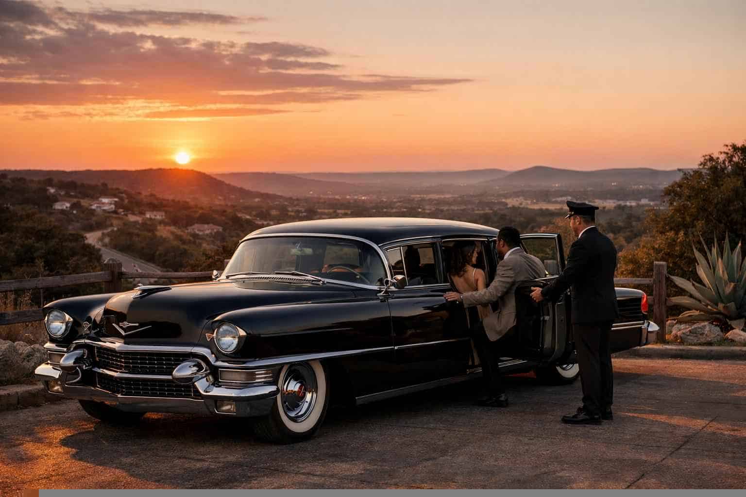 Classic Car Chauffeur Service Sunset Valley TX