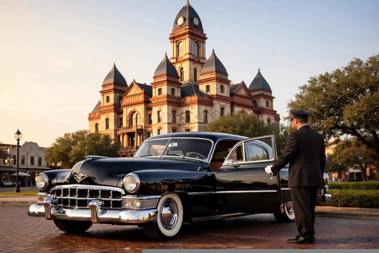 Classic Car Chauffeur Services in Lockhart Texas