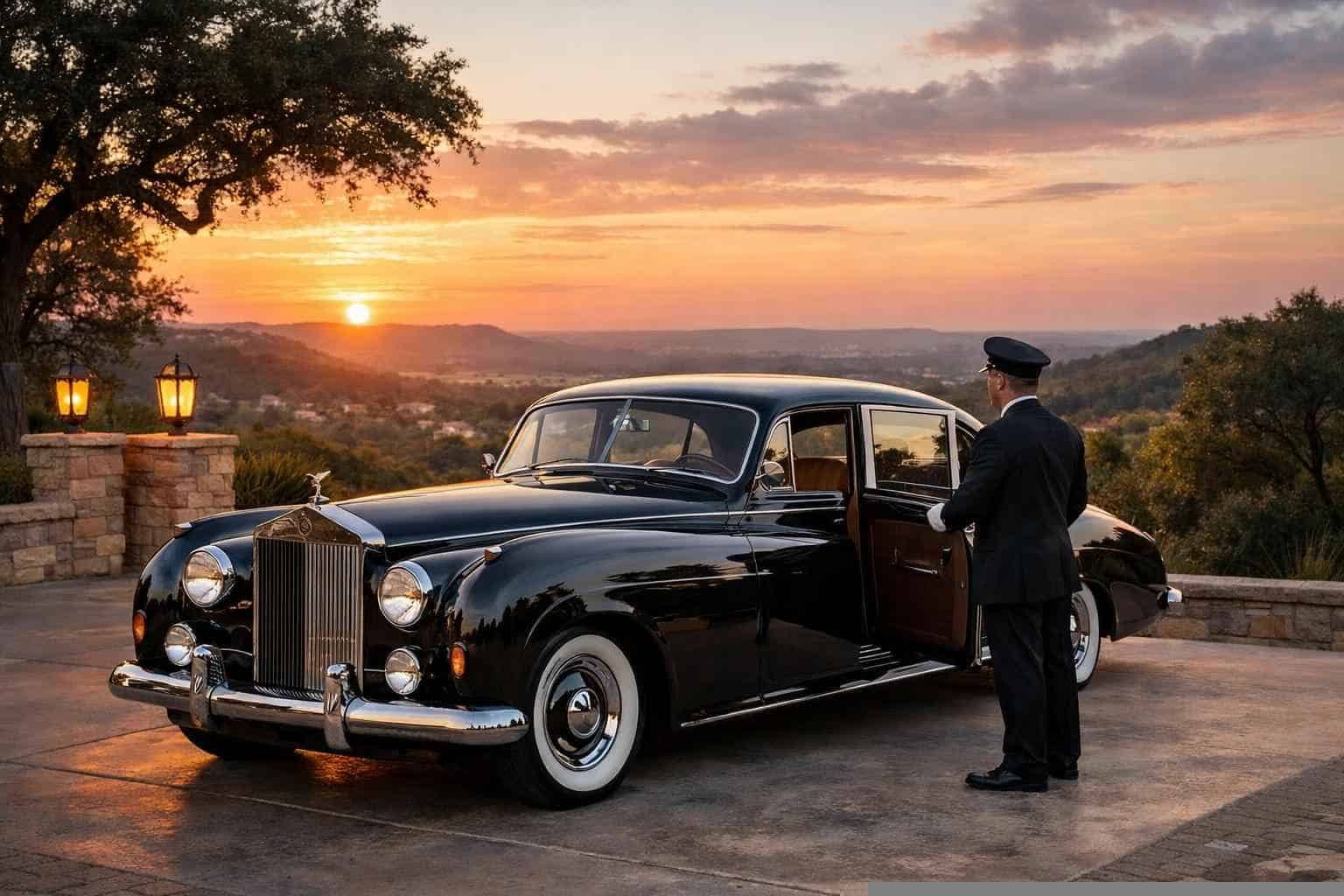Classic Car Chauffeur Services in Sunset Valley Texas