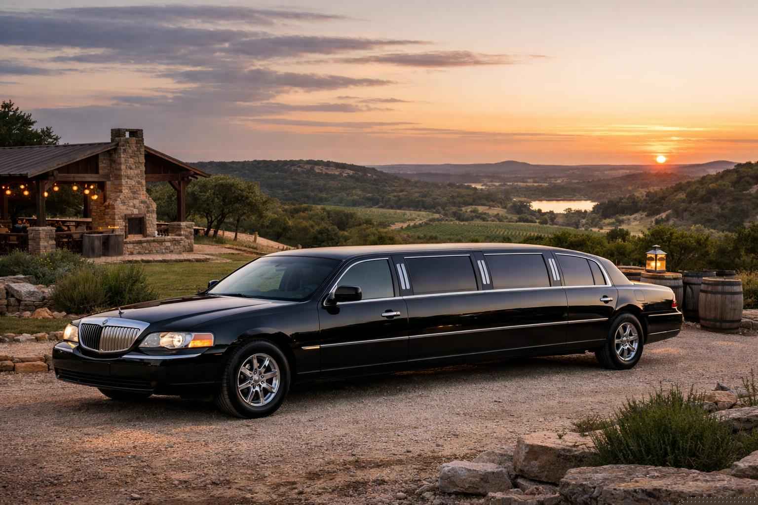 Dripping Springs Texas Black Limo Rental