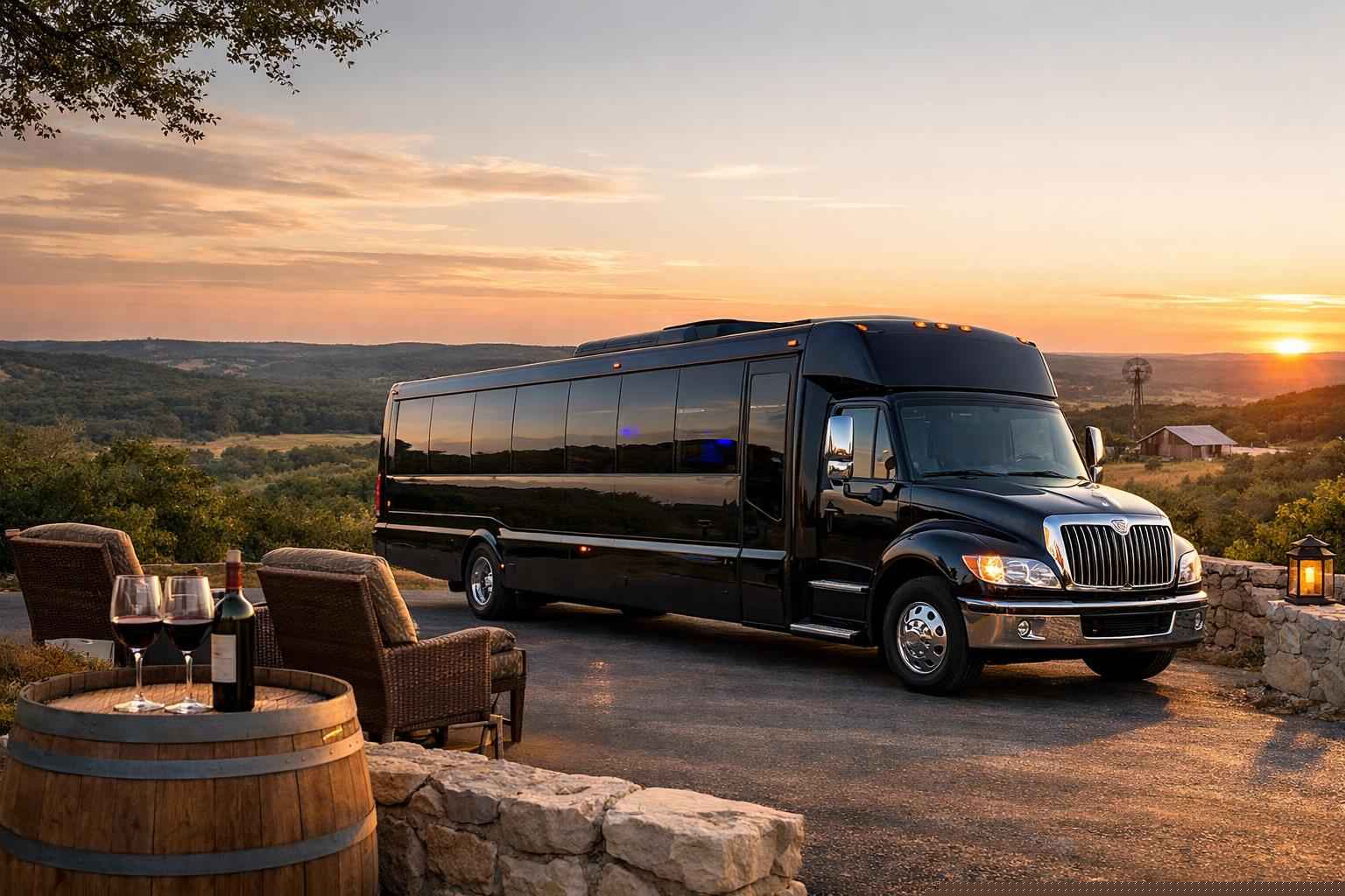 Dripping Springs Texas Limo Bus Rental