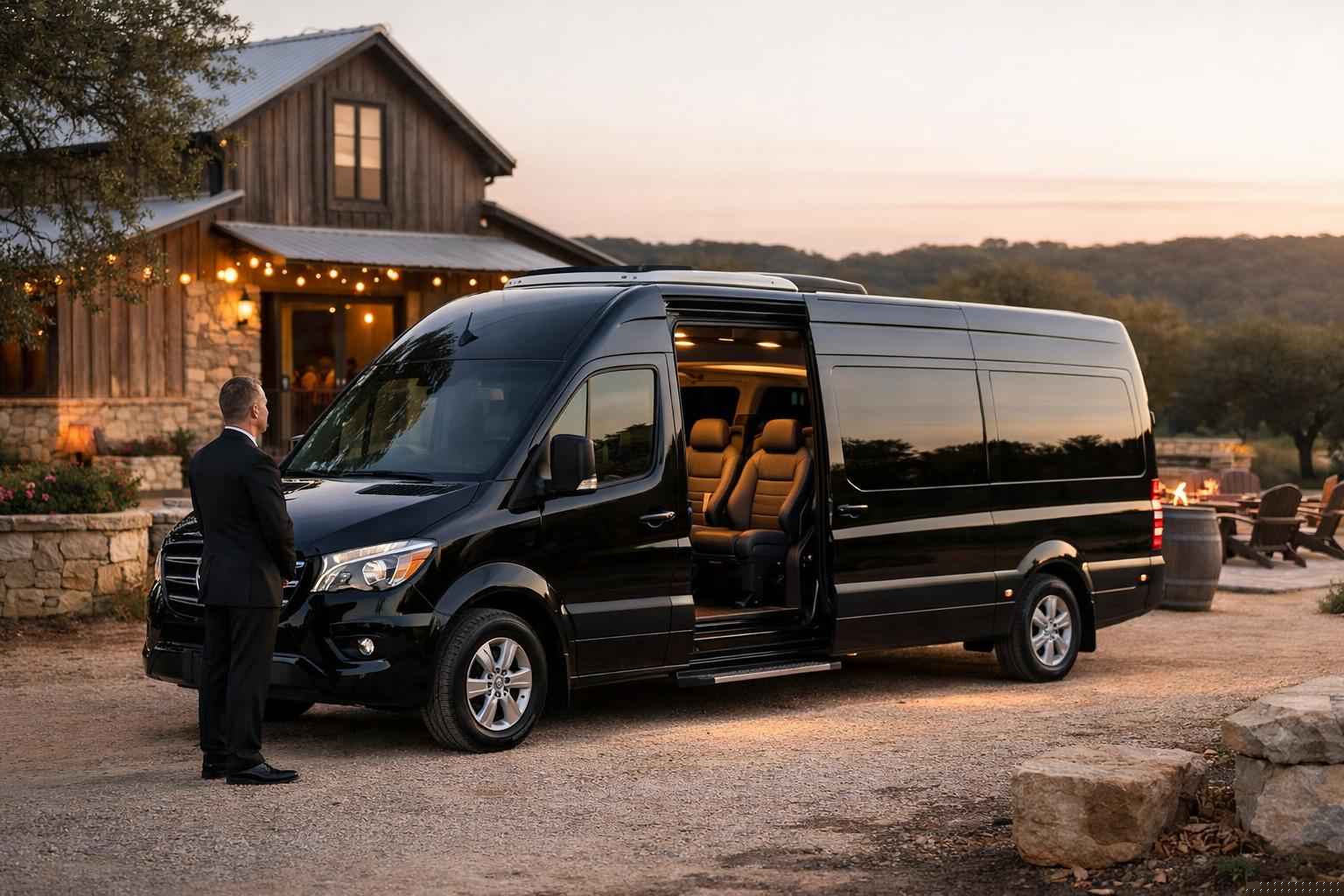 Passenger Van With Driver In Dripping Springs Texas Dripping Springs Texas Passenger Van with Driver