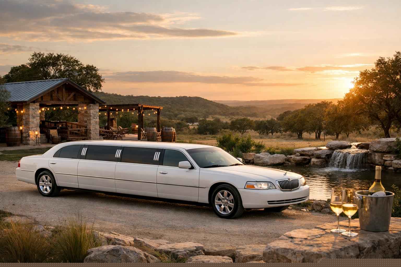 White Limo Rental In Dripping Springs Texas Dripping Springs Texas White Limo Rental