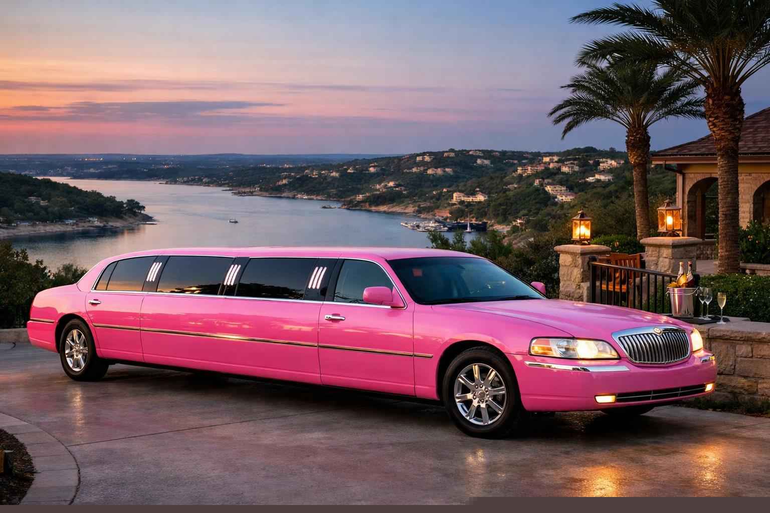 Lakeway Texas Pink Limo Rental