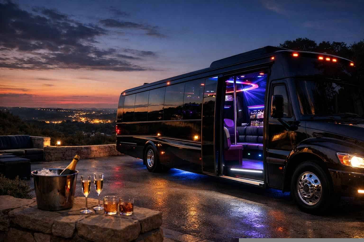 Liberty Hill Texas Party Bus Rental