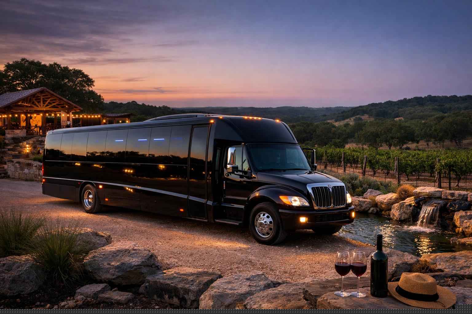 Limo Bus Rental Dripping Springs TX