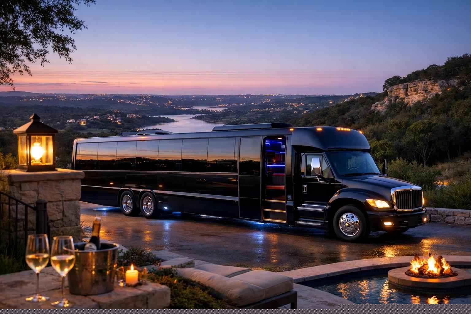 Limo Bus Rental Near Me Bee Cave TX