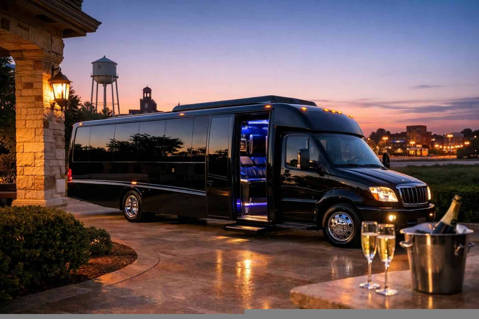 Limo Bus Rental Near Me Elgin TX
