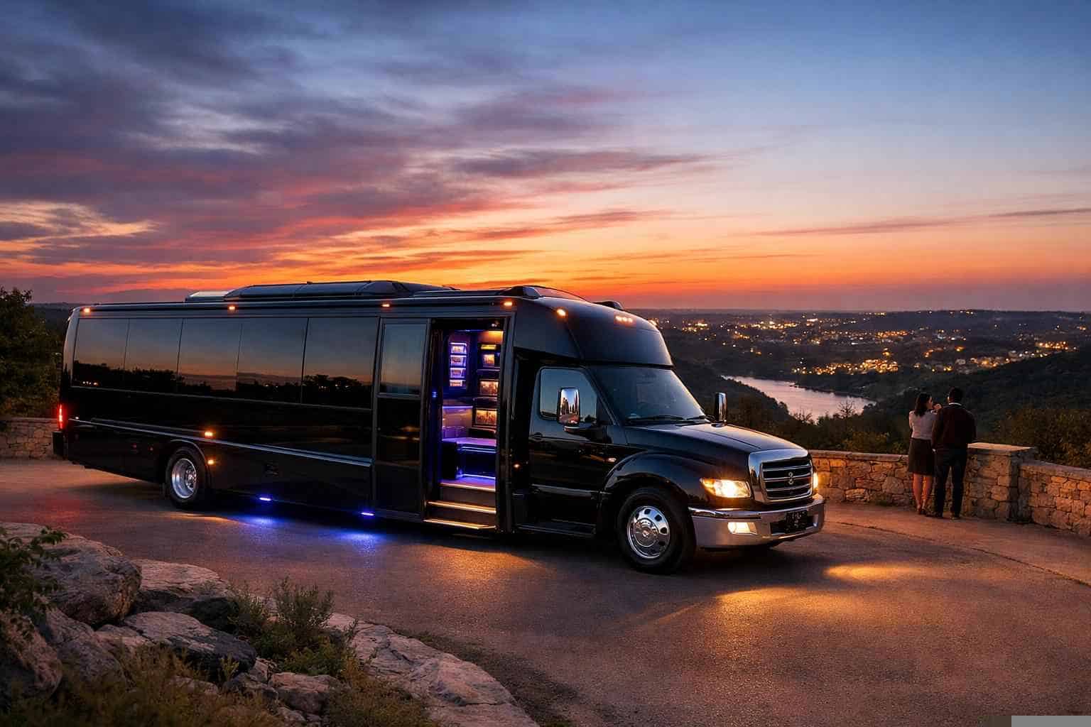 Limo Bus Rental In Sunset Valley Texas Limo Bus Rental Near Me Sunset Valley TX
