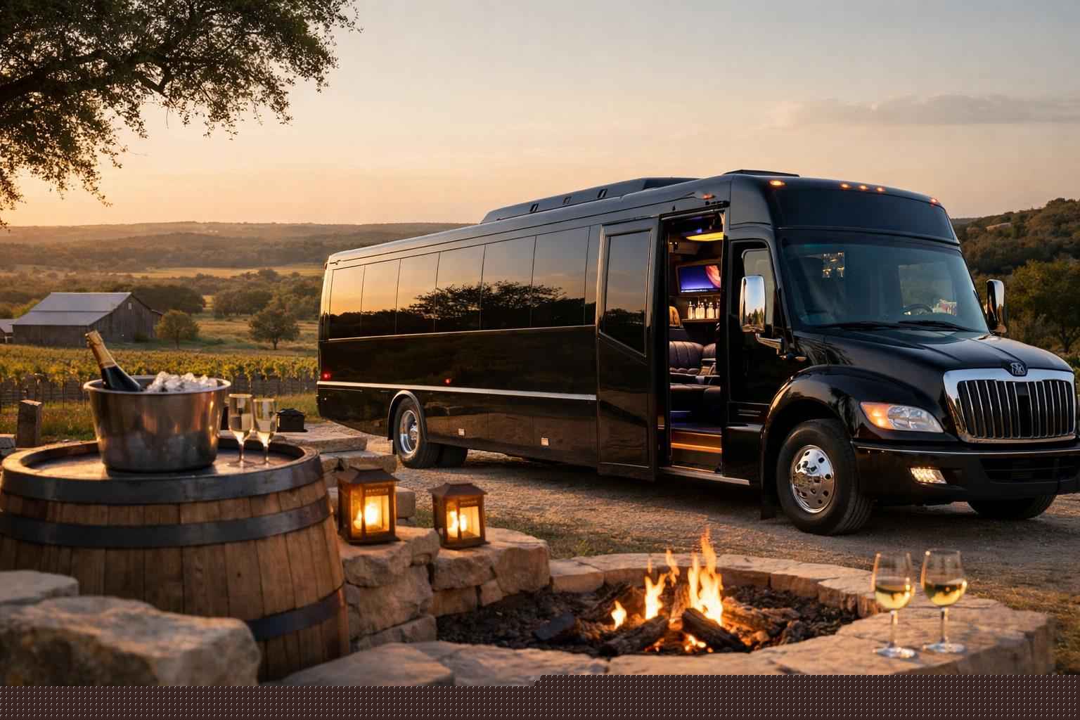 Limo Bus Rental Prices in Dripping Springs TX