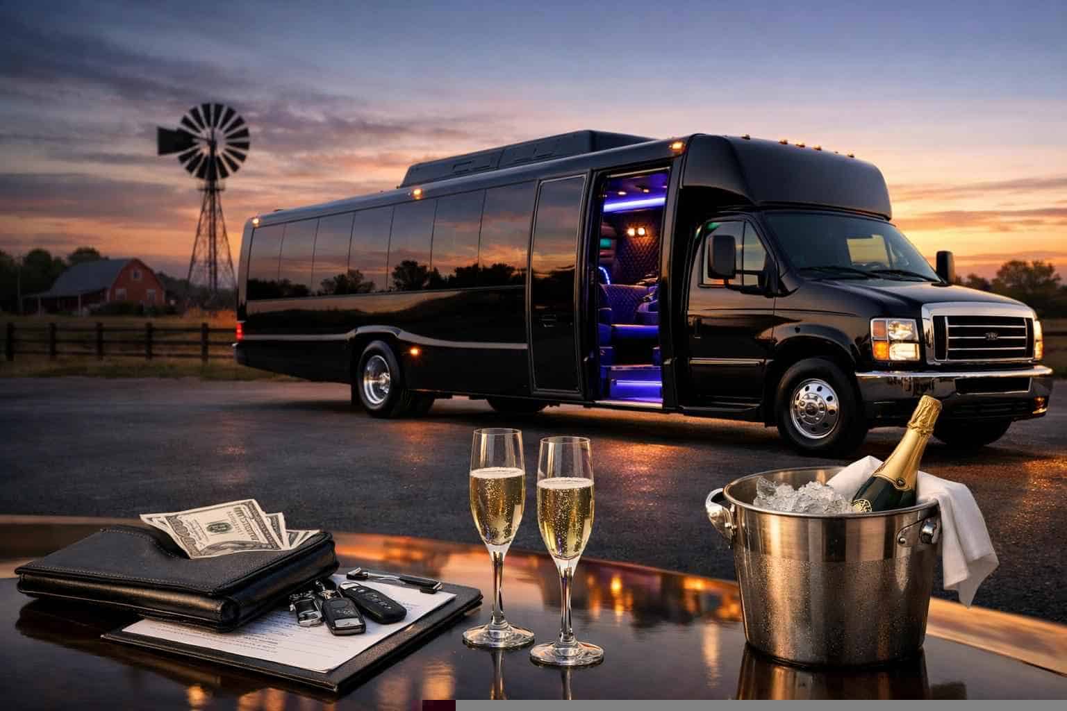Limo Bus Rental Prices in Elgin TX