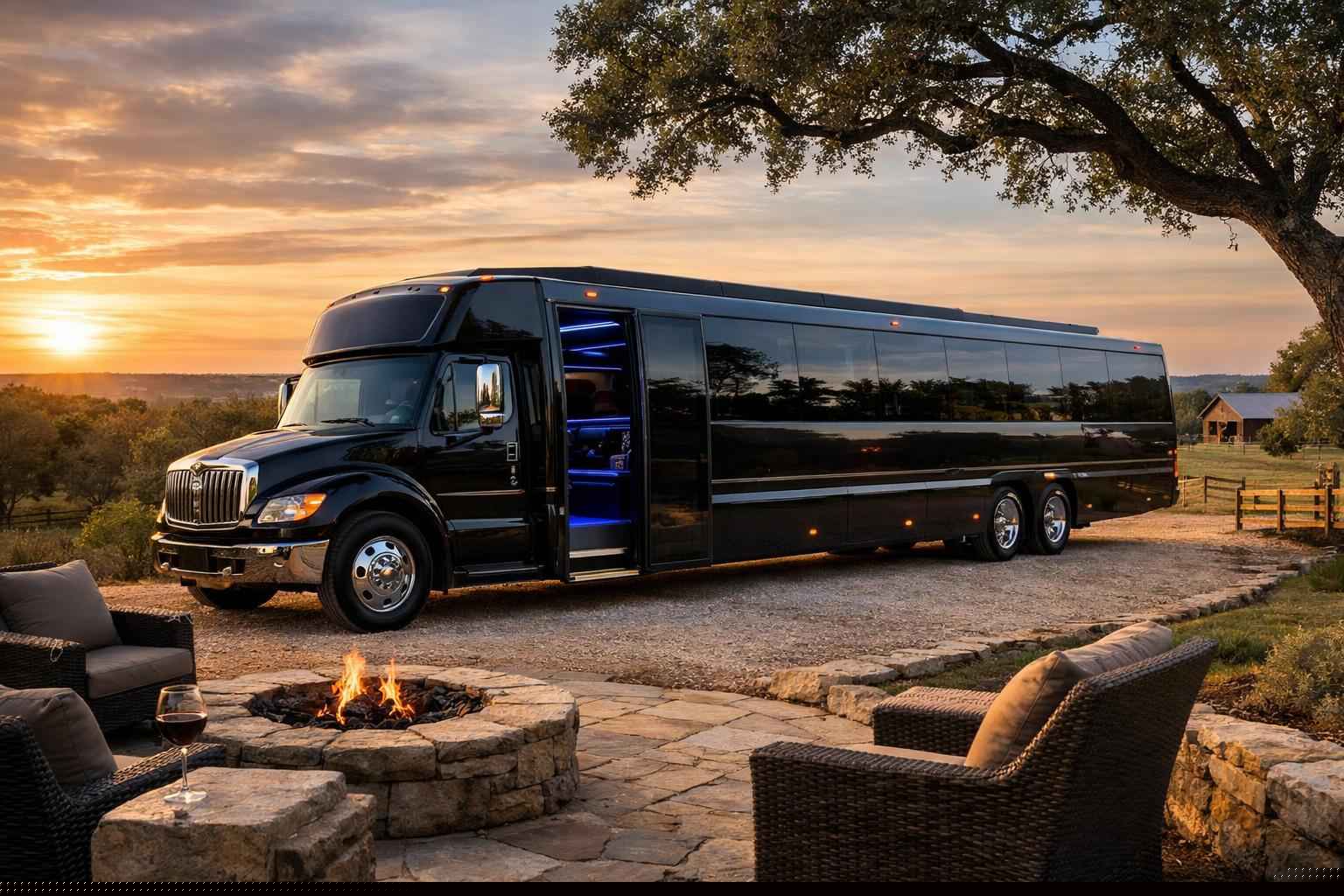 Limo Bus Rental Services in Dripping Springs Texas