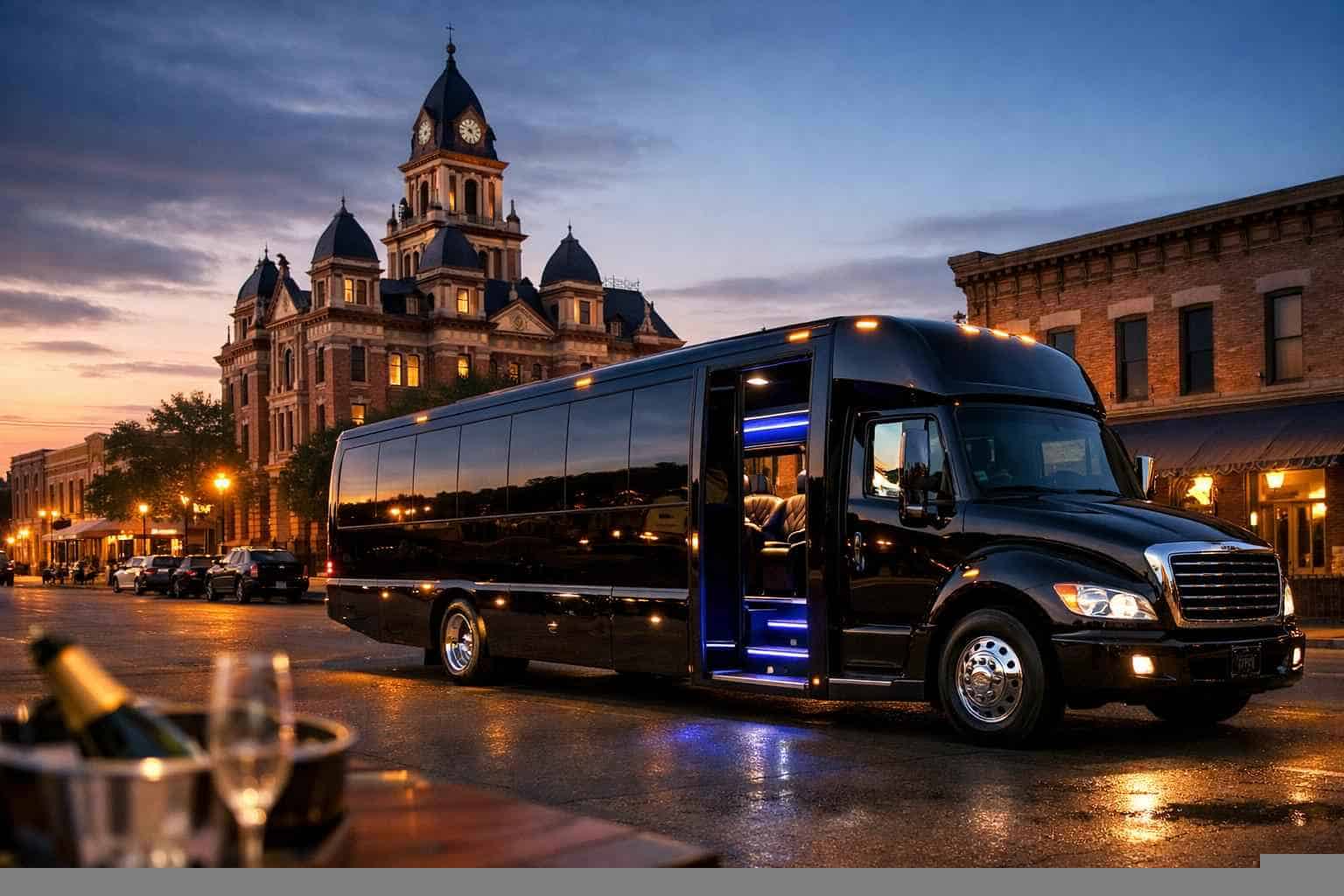 Limo Bus Rental Services in Lockhart Texas