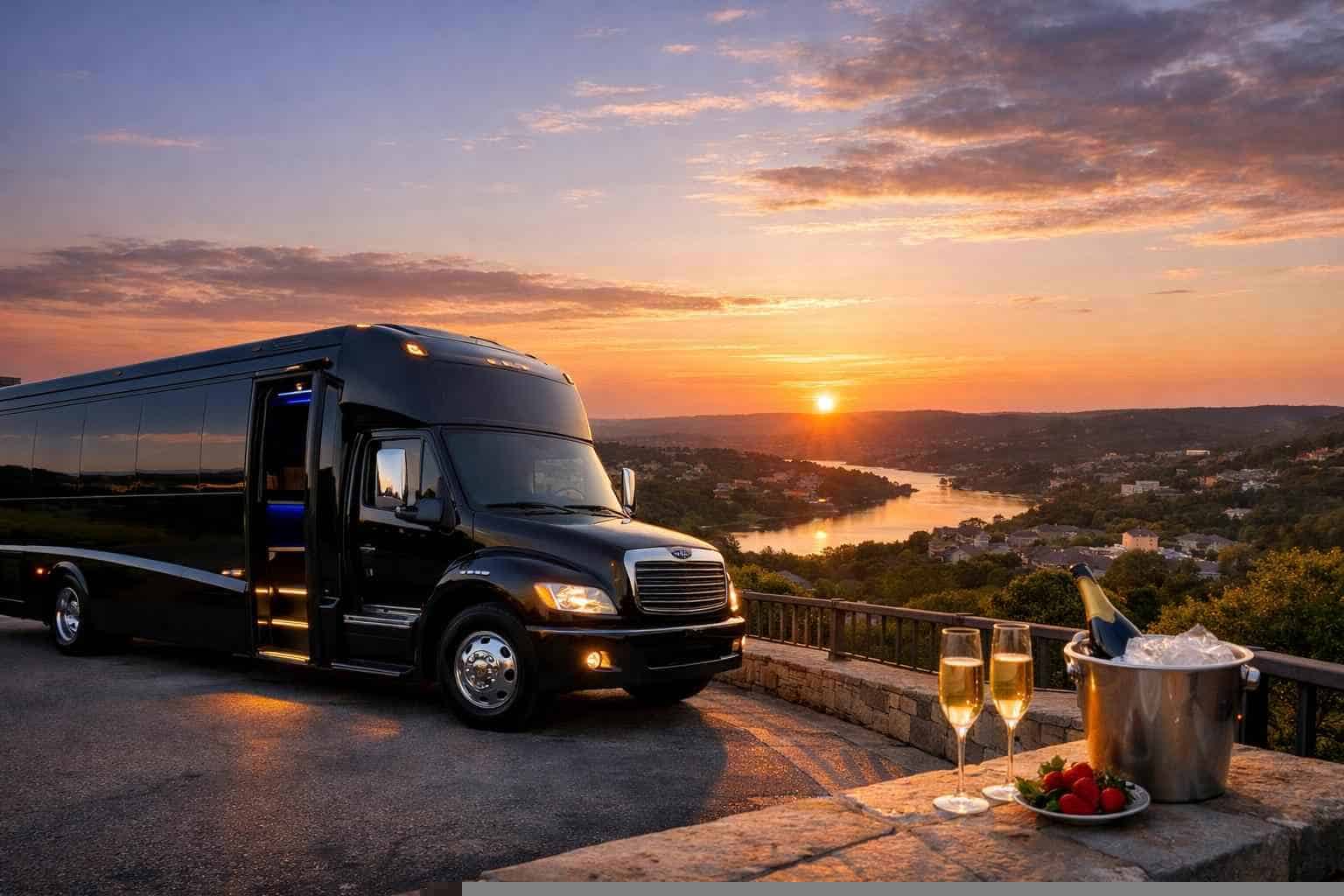 Limo Bus Rental In Sunset Valley Texas Limo Bus Rental Sunset Valley TX