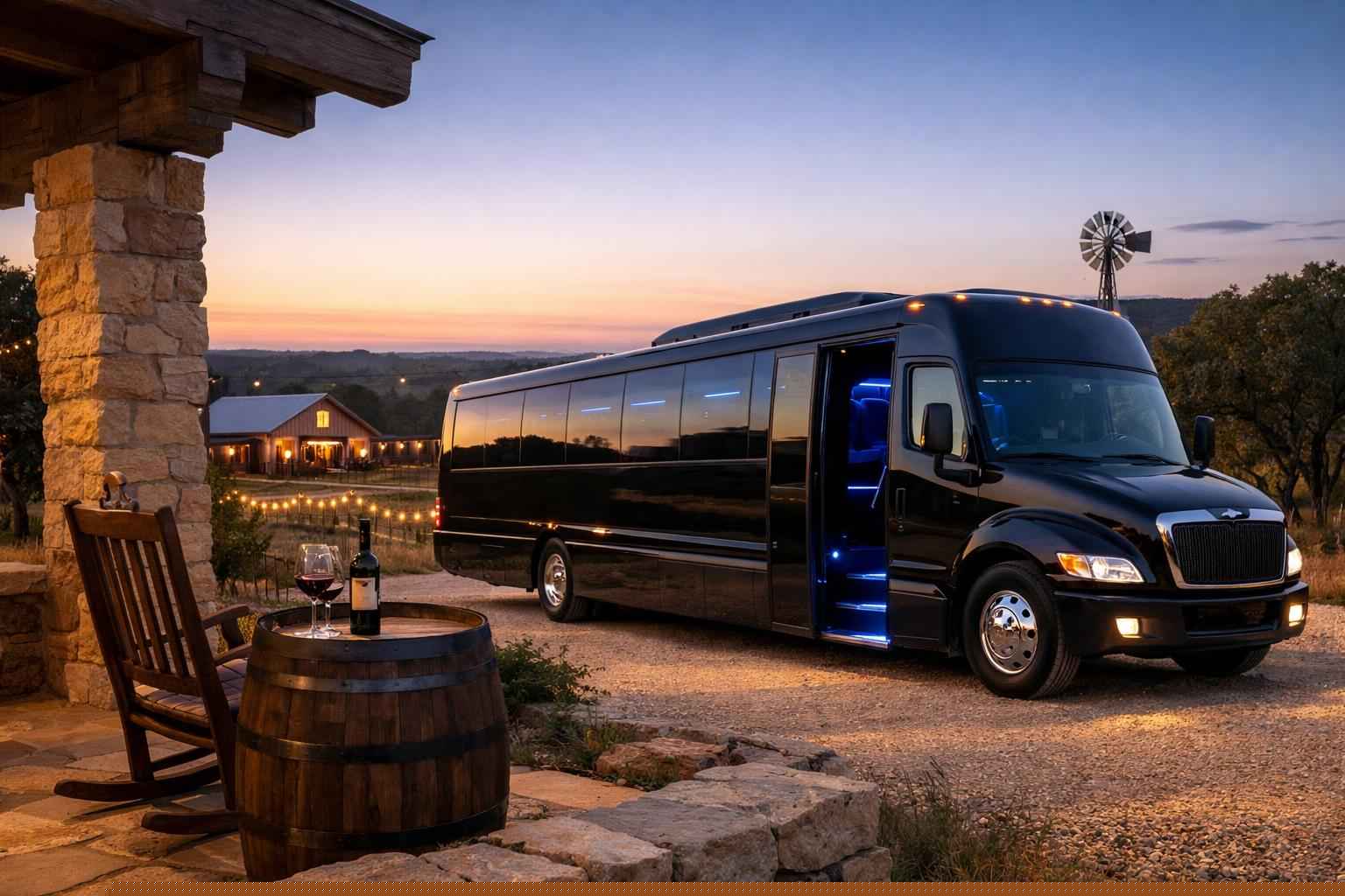 Limo Bus Service Dripping Springs TX