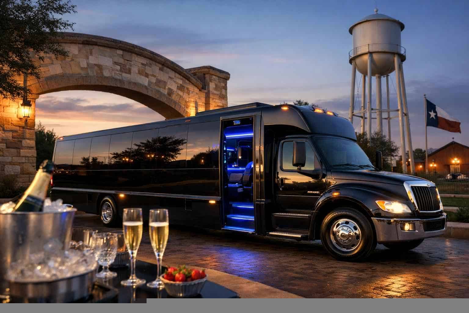 Limo Bus Rental In Taylor Texas Limo Bus Service Taylor TX