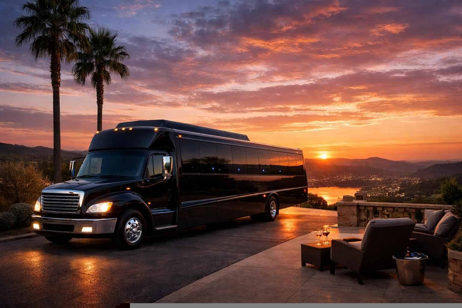 Limo Bus Rental In Sunset Valley Texas Limo Buses in Sunset Valley Texas