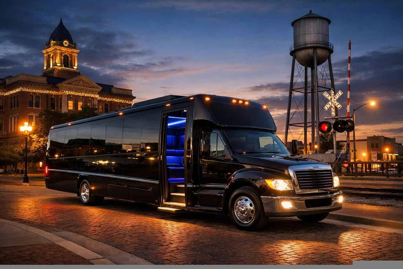 Limo Bus Rental In Taylor Texas Limo Buses in Taylor Texas