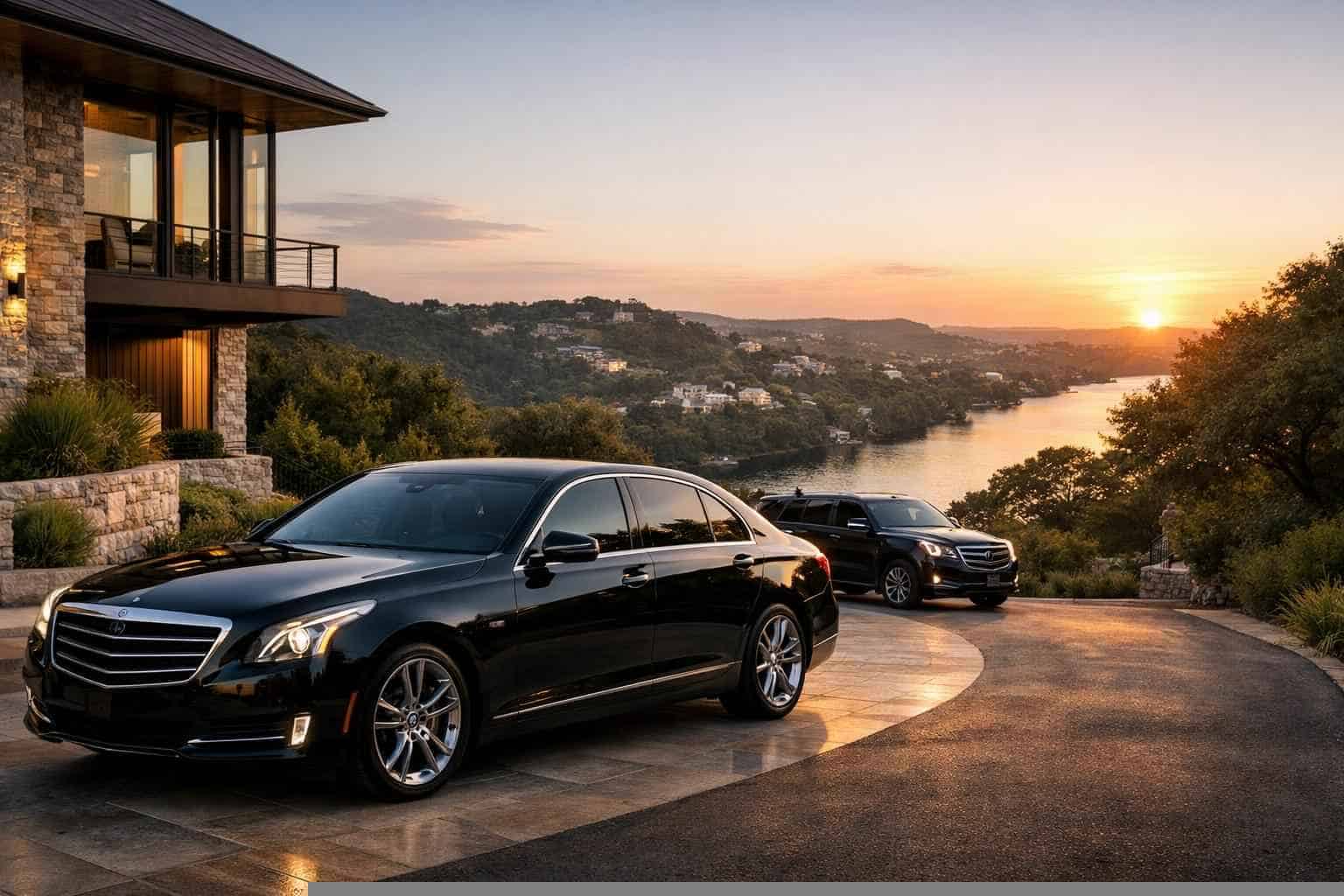 Luxury Black Car Service in West Lake Hills Texas