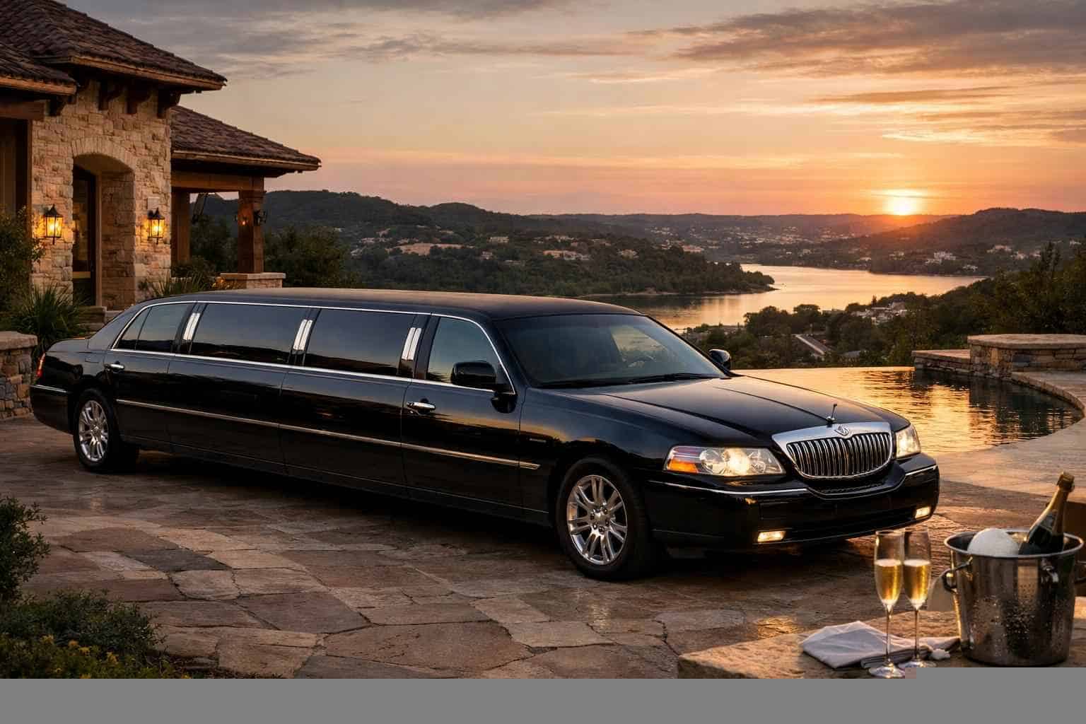 Luxury Black Limo Rental in Bee Cave Texas