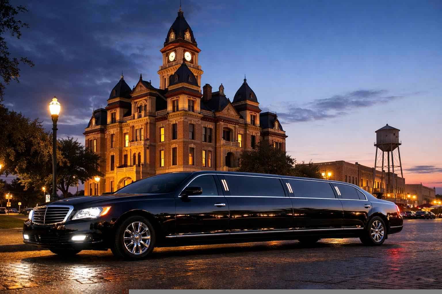 Luxury Black Limo Rental in Lockhart Texas