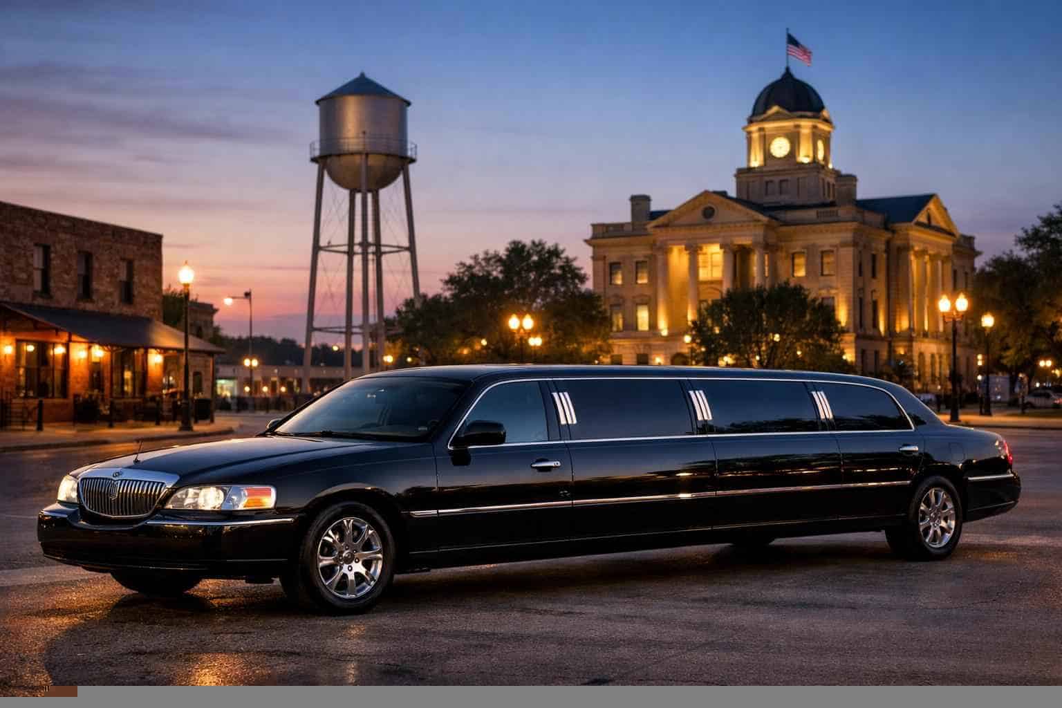 Luxury Black Limo Rental in Taylor Texas