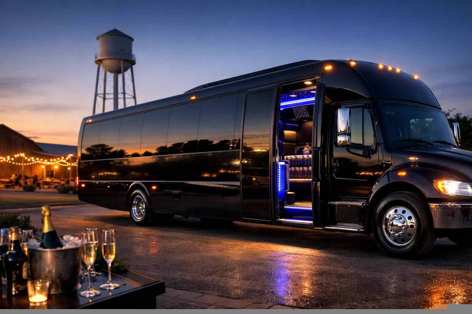 Black Party Bus Rental In Taylor Texas Luxury Black Party Bus Rental in Taylor Texas