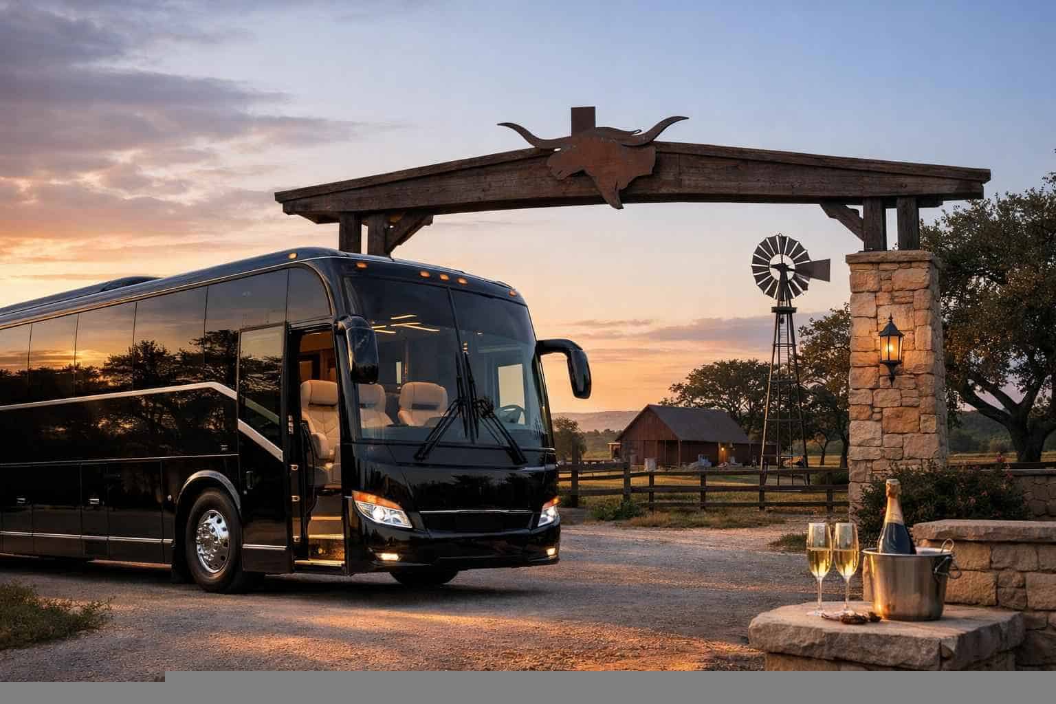 Luxury Bus Rental in Lockhart Texas