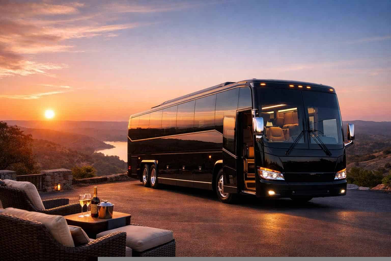 Luxury Bus Rental in Sunset Valley Texas