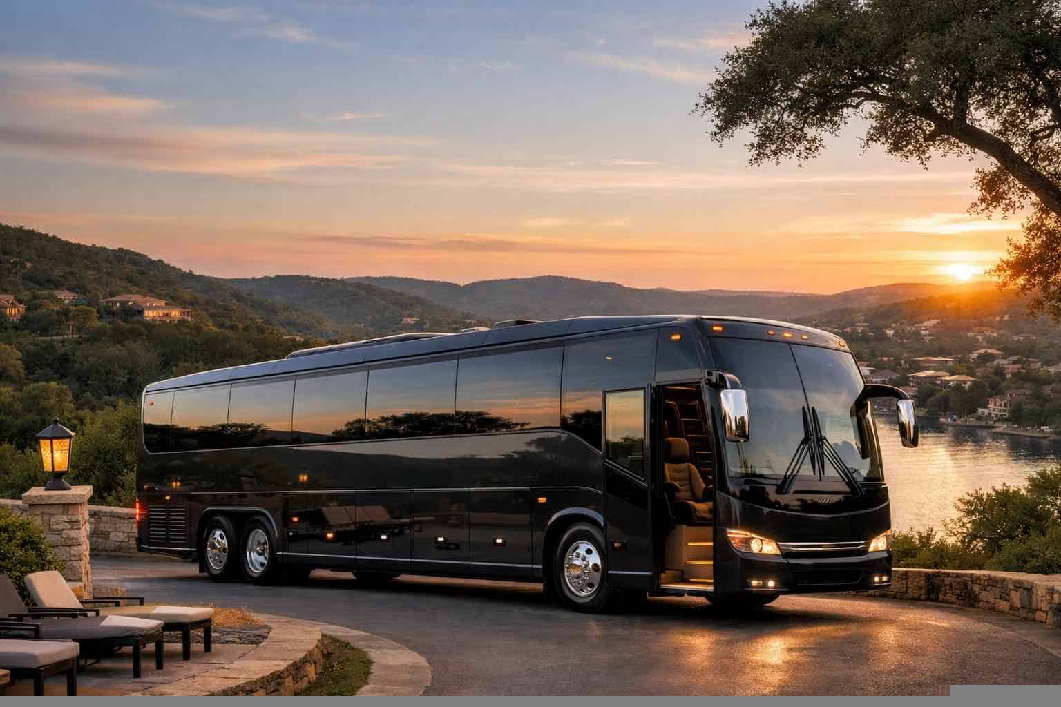 Luxury Bus Rental in West Lake Hills Texas
