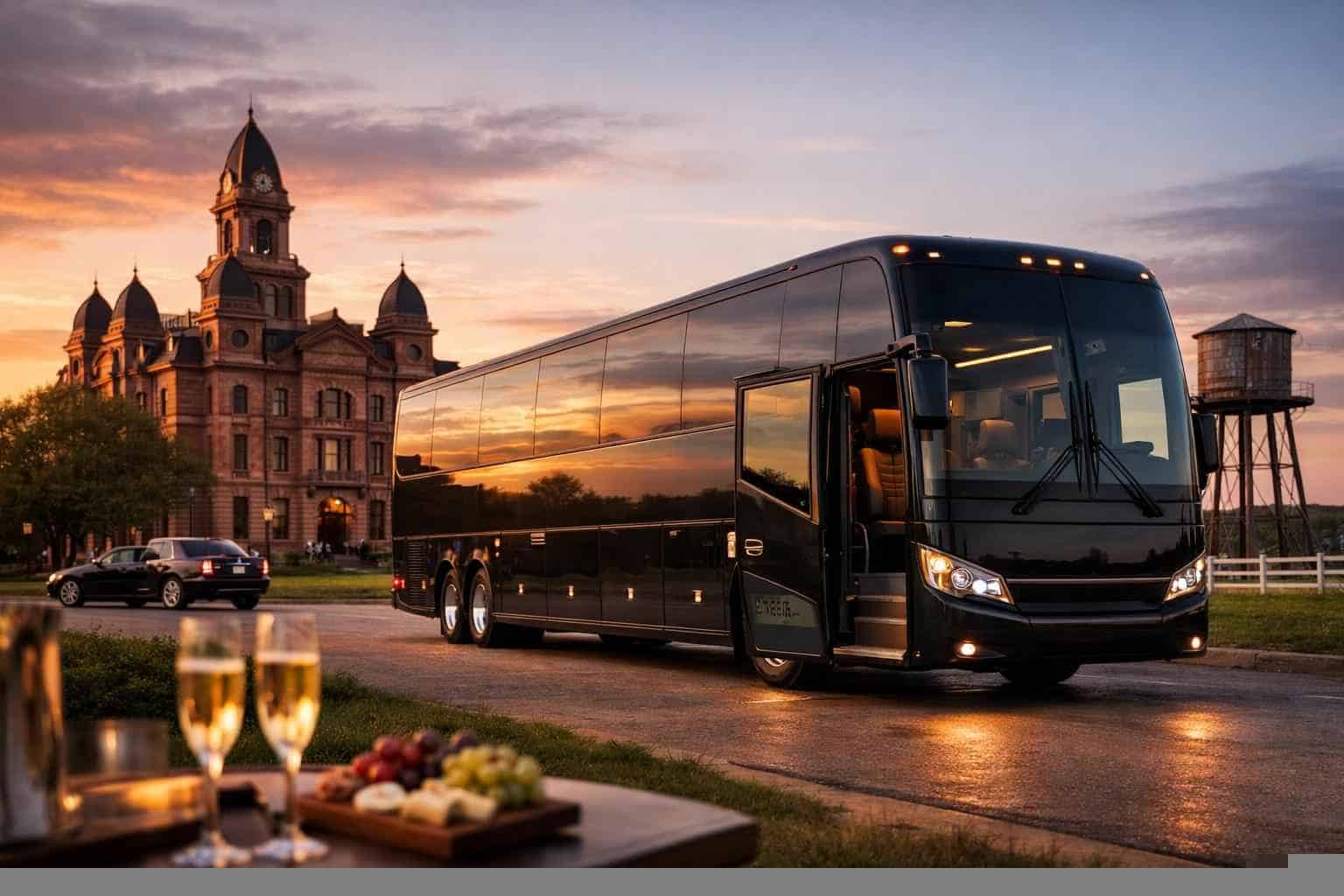 Luxury Charter Bus Rental in Lockhart Texas