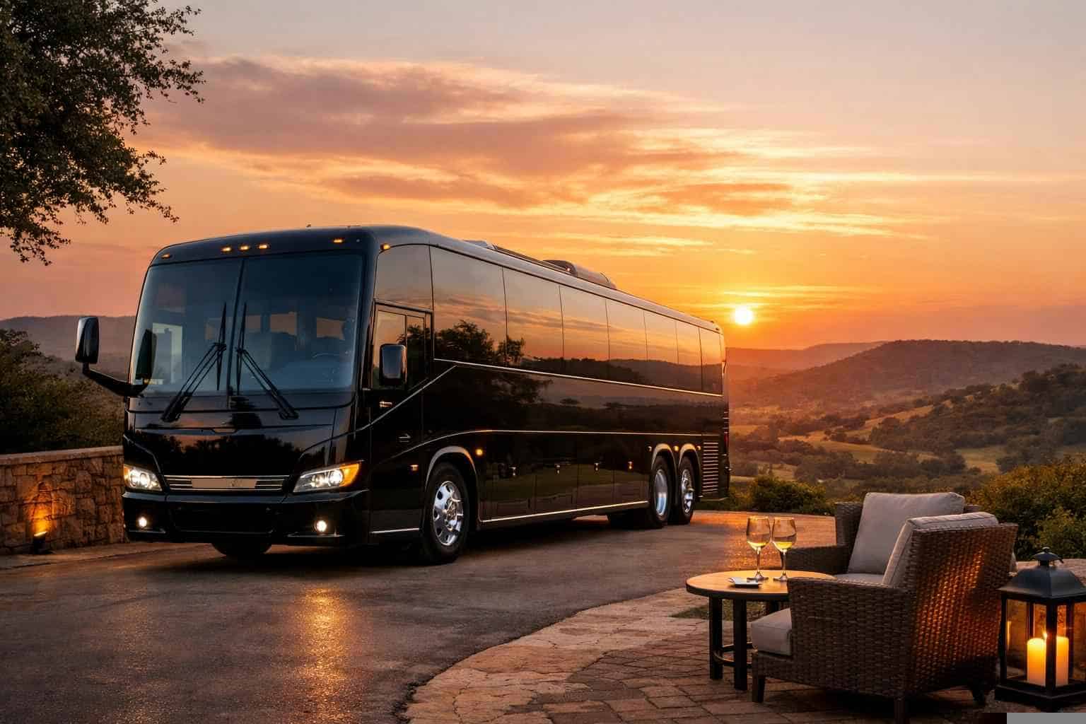 Luxury Charter Bus Rental in Sunset Valley Texas