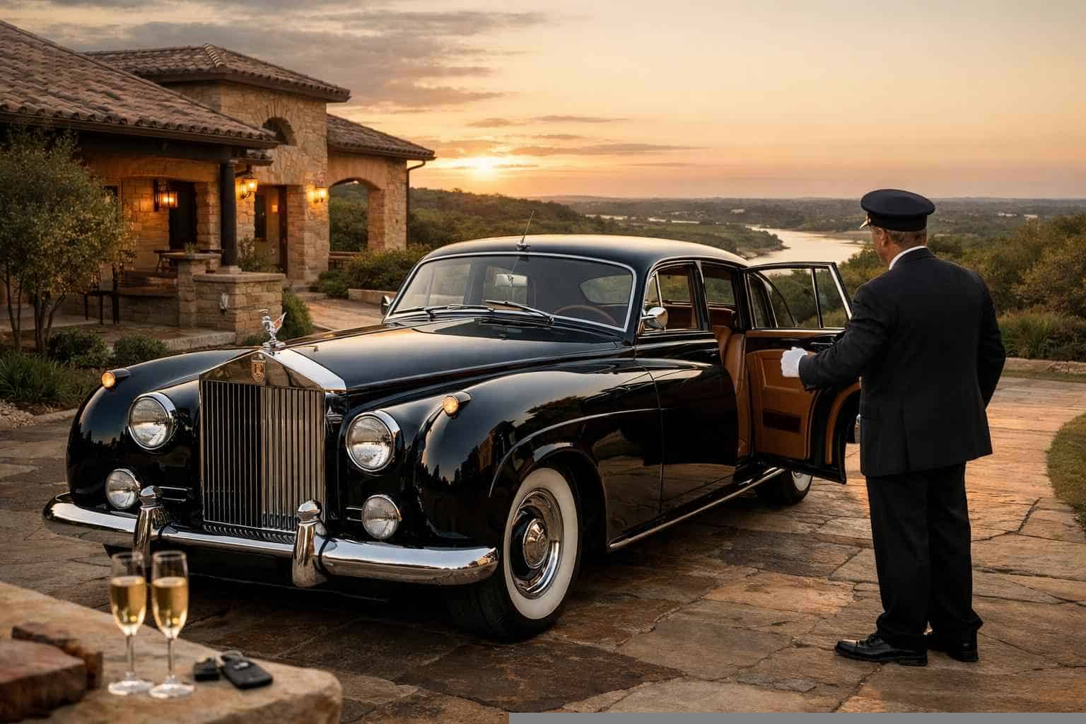 Classic Car Chauffeur Service In Bee Cave Texas Luxury Classic Car Chauffeur Service in Bee Cave Texas