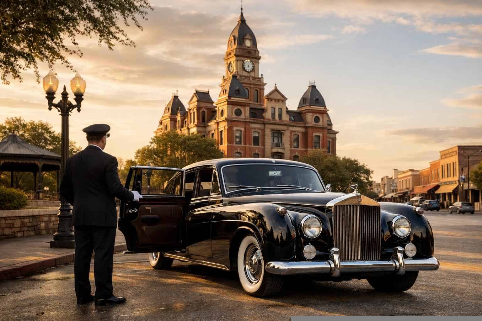 Luxury Classic Car Chauffeur Service in Lockhart Texas