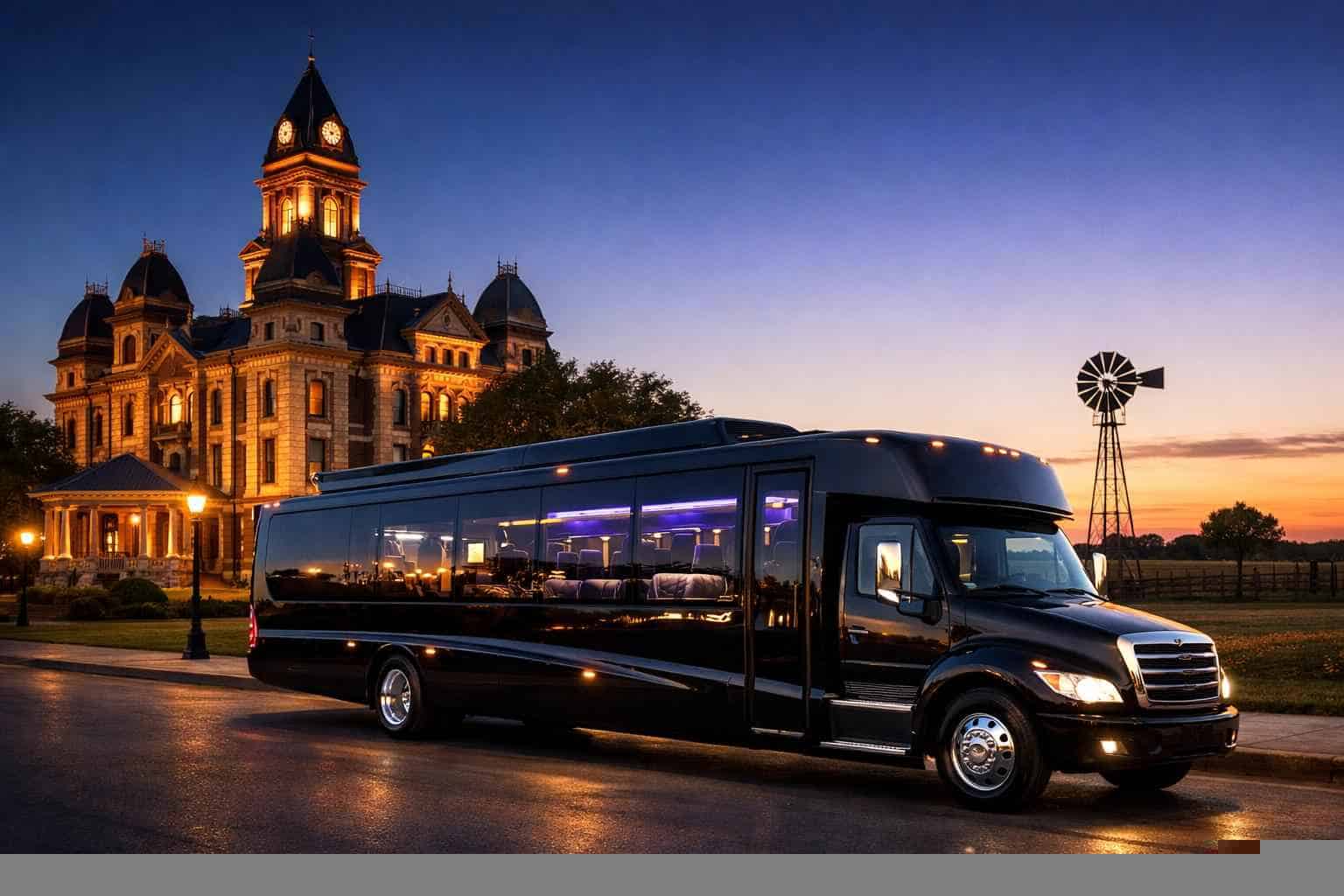 Luxury Limo Bus Rental in Lockhart Texas
