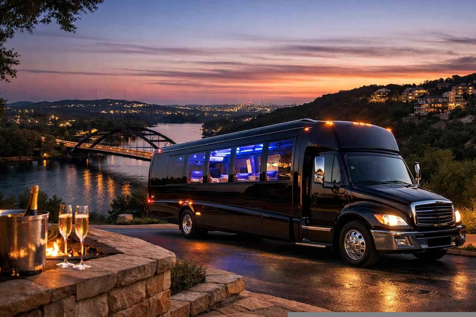Luxury Party Bus Rental in West Lake Hills Texas