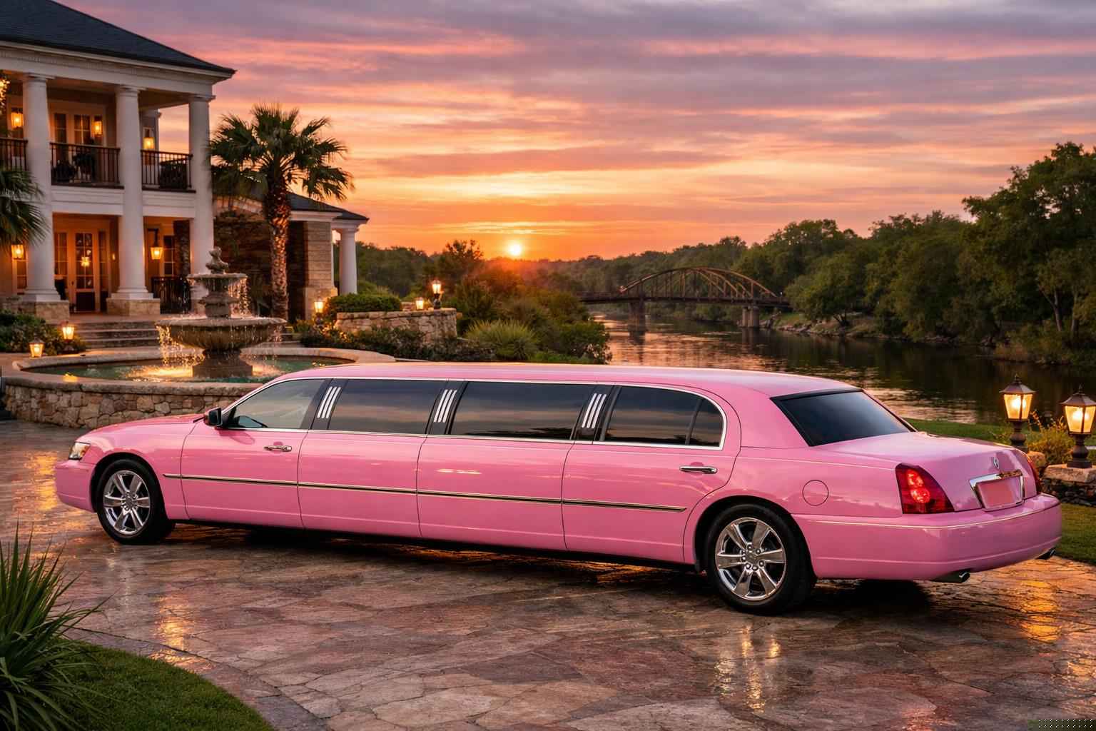 Pink Limo Rental In Bastrop Texas Luxury Pink Limo Rental in Bastrop Texas