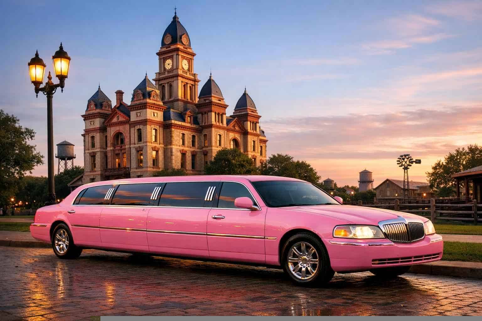 Pink Limo Rental In Lockhart Texas Luxury Pink Limo Rental in Lockhart Texas