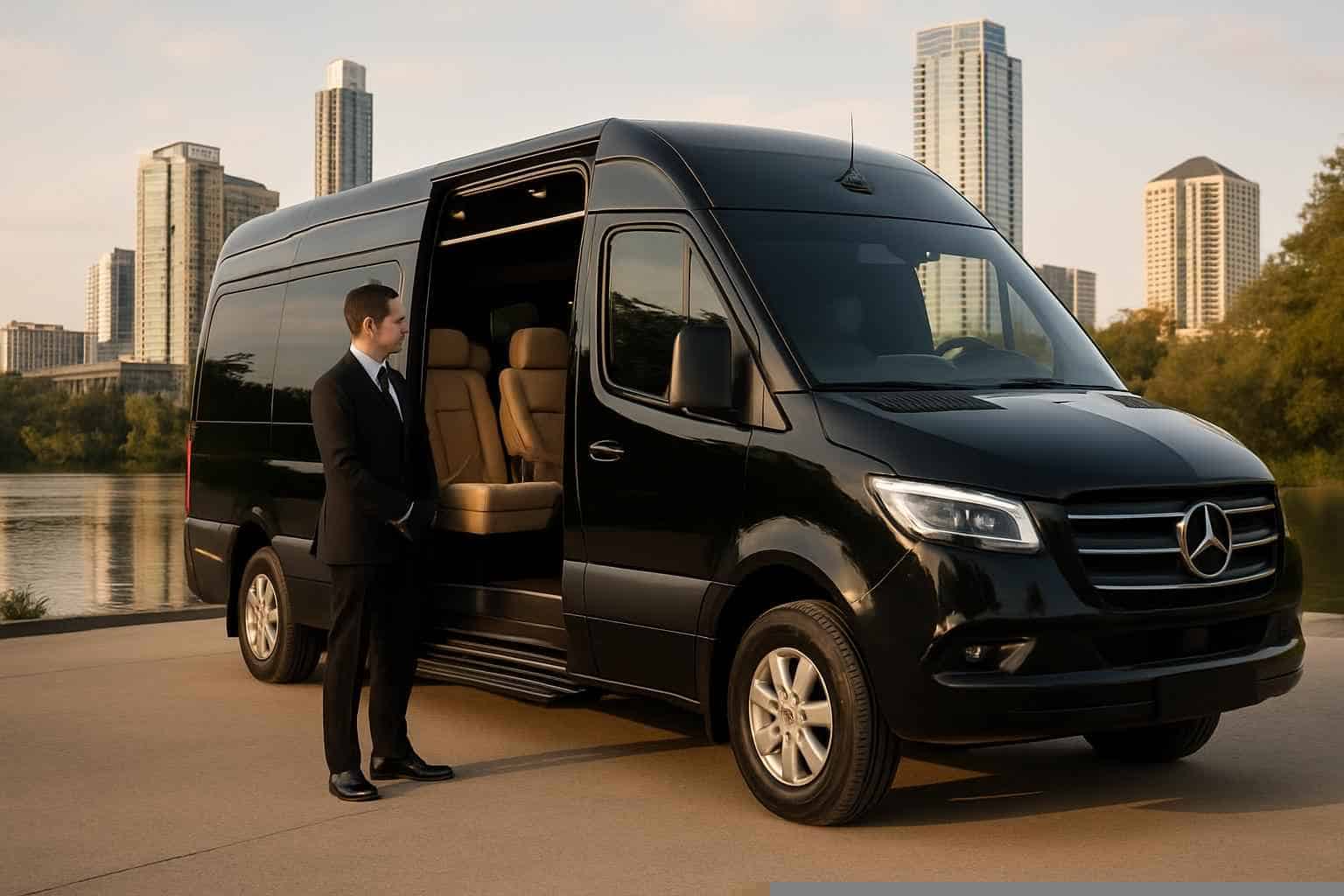 Luxury Sprinter Van Rental with Driver in Austin Texas