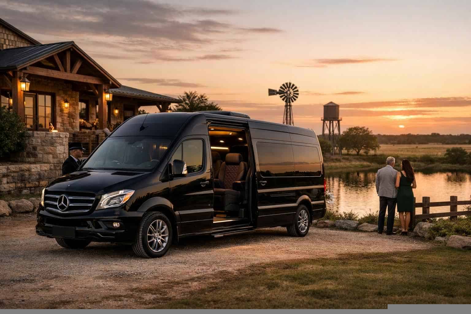 Luxury Sprinter Van Rental with Driver in Taylor Texas