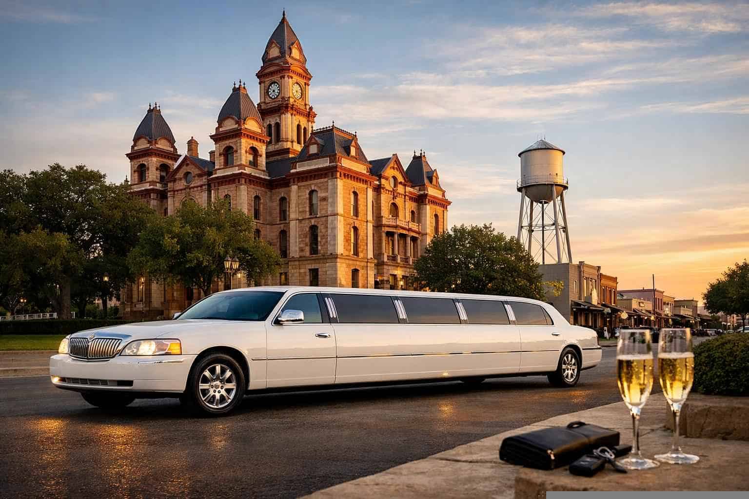 White Limo Rental In Lockhart Texas Luxury White Limo Rental in Lockhart Texas